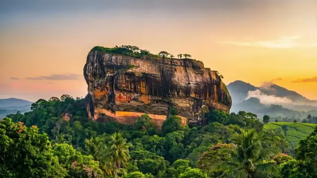 Scenic Sri Lanka coastline hero background