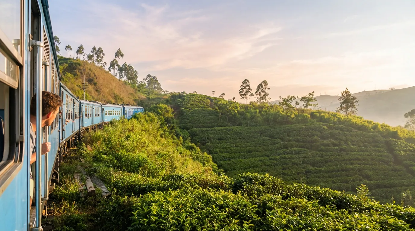 Scenic Blue Train journey through Sri Lanka