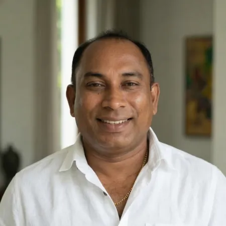 Sandeep Kumara, founder and CEO of Sandeep Tours Sri Lanka
